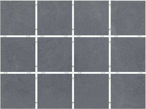 Керама Марацци Амальфи Серый темный полотно чип 9.8х9.8
