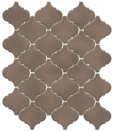 Керама Марацци Арабески Марокко Коричневый Тёмный Глянцевый 26x30x0.7