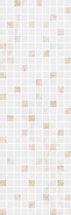 Керама Марацци Астория Д белый мозаичный 25х75