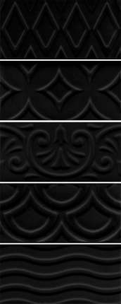 Керама Марацци Авеллино Черный структура mix