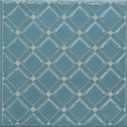 Керама Марацци Бахия 1 Бирюзовый Глянцевый 9.8x9.8x0.7