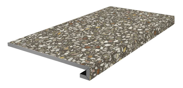 Керама Марацци Бричиола Фронтальная Клееная Коричневый Матовый Обрезной 33x60x0.9