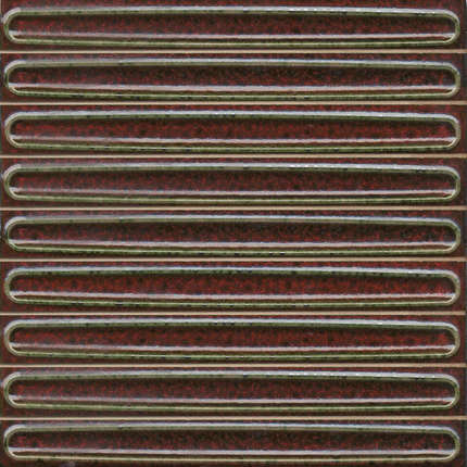 Керама Марацци Далия Чипсет Красный Тёмный Глянцевый 20x20x0.95