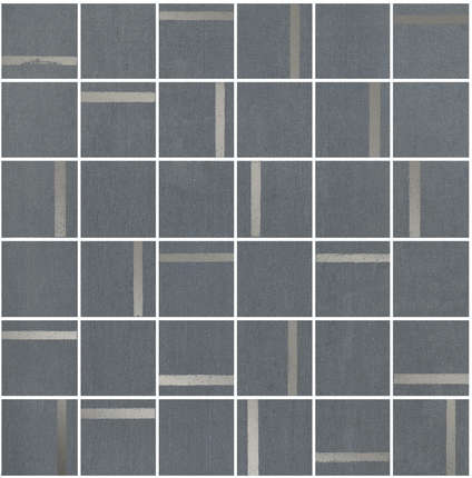 Керама Марацци Гварди 2 Мозаичный Синий Матовый Обрезной 30x30x0.9