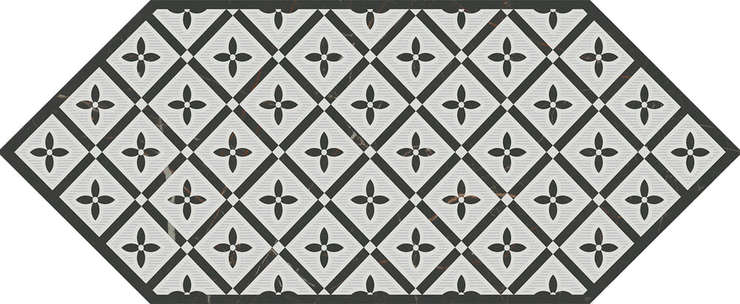 Керама Марацци Келуш 5 Черно-Белый