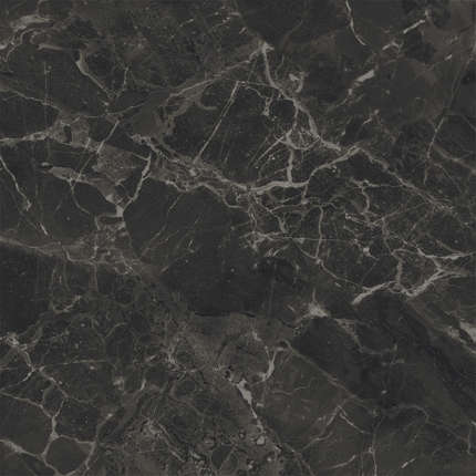 Kerama Marazzi Коррер Черный Лаппатированный Обрезной 50.2x50.2x0.85