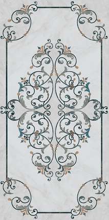 Керама Марацци Ковры Парнас декорированный лаппатированный 80x160