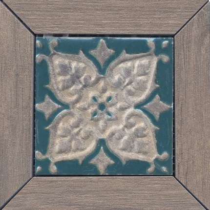 Керама Марацци Меранти Вставка пепельный мозаичный 13х13