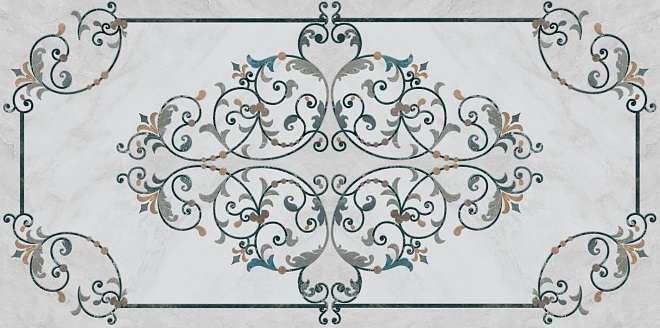 Керама Марацци Парнас Светлый декорированный лаппатированный 80х160