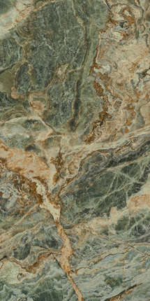 Керама Марацци Риальто Нобиле Панно 2 Зеленый Лаппатированный Обрезной 119.5x238.5 9мм