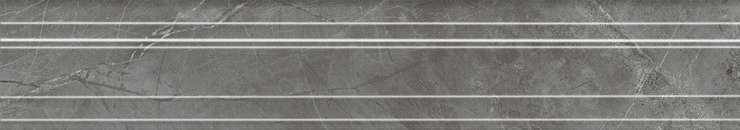 Керама Марацци Риальто Багет Серый Темный Глянцевый Обрезной 40x7.3x2.7