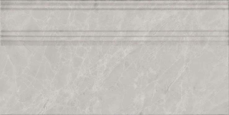 Керама Марацци Риальто Плинтус Серый Светлый Глянцевый Обрезной 20x40x1.6