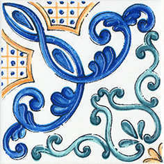 Kerama Marazzi Соларо Капри майолика 487 9.8х9.8