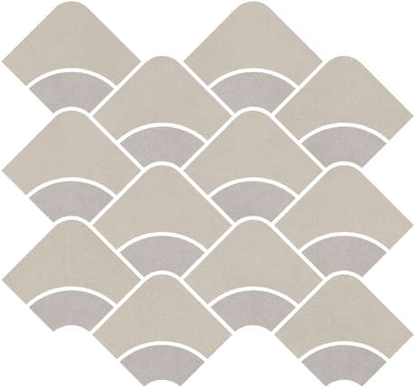 Керама Марацци Таделакт Наборный Серый Светлый. Серый Матовый Обрезной 30x28x0.9