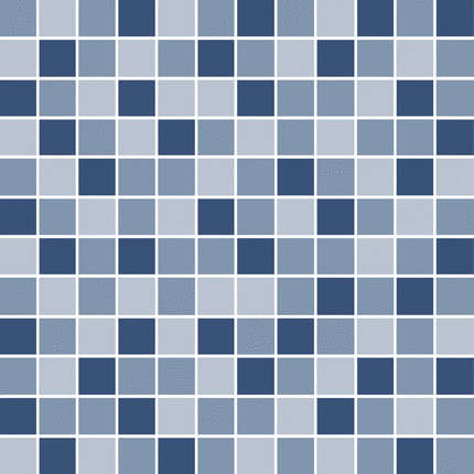 Керама Марацци Темари Мозаичный Микс Синий Матовый 29.8x29.8x0.35