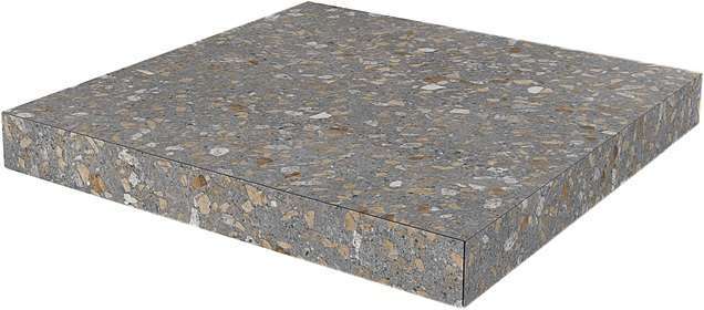 Керама Марацци Терраццо Угловая Клееная Коричневый  33x33 9мм