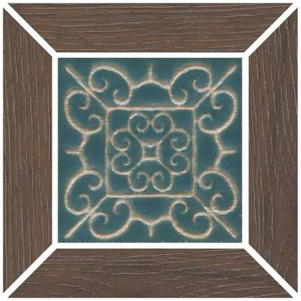 Керама Марацци Тровазо Вставка Наборный Коричневый Светлый Матовый 13x13x0.9