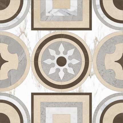 Керранова Marble Trend Гидрорезка Calacatta Gold 60x60 Лаппатированный d02