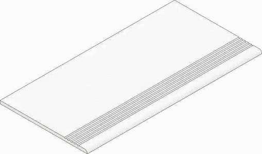 Керамогранит Ступень Kerranova K-2140/MR/st01 Ступень Mgnovenie Gray Beige 300x1200x10 (1200x300)