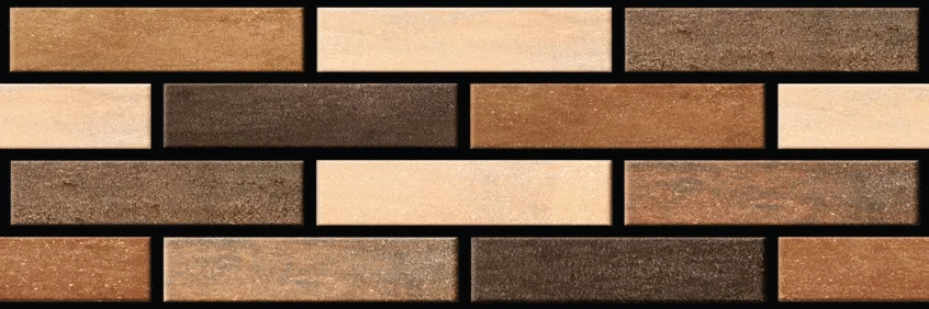 Керамогранит King Star Ceramic Brick 109 RsMT 30х90 (900x300)