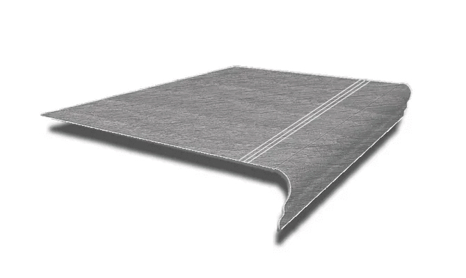 Керамогранит Ступень King Star Ceramic Комплект Step Atlan 119 MT (Ступень 35x120 + Подступенок 20x120) (1200x350)