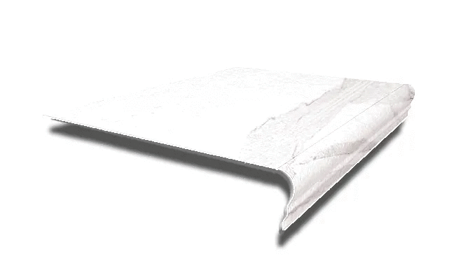 King Star Ceramic Step Line Комплект Step Statuario MT (Ступень 35x120+Подступенок 20x120)