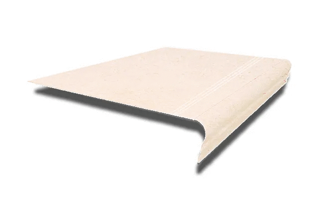 King Star Ceramic Step Line Комплект Step Travertine MT (Ступень 35x120+Подступенок 20x120)