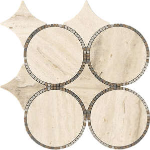 100347807 Мозаика L Antic Colonial Tempo Circle Beige 29.9х29.9 (299x299)