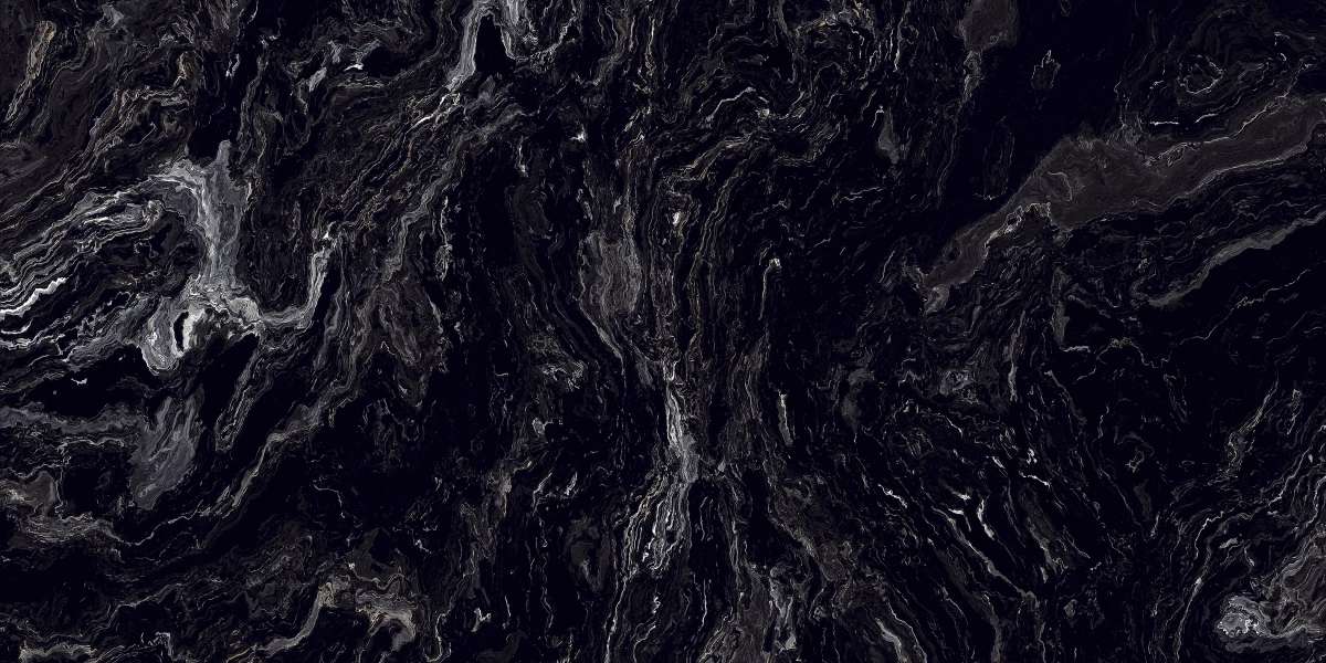 Керамогранит Lamore Ceramic Amrone Black High Gloss 60х120 (1200x600)