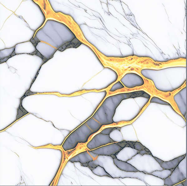 Керамогранит Lamore Ceramic Gleam Blaze Iron High Gloss 60x60 (600x600)