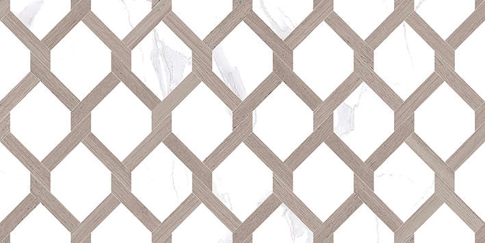 Лапарет Statuario Classic Statuario Плитка настенная табачный узор 08-00-17-2466 20х40