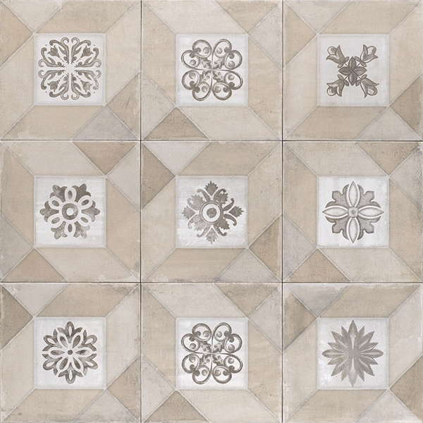 Керамогранит Mainzu Elegance Deco Cream 20x20 (200x200)