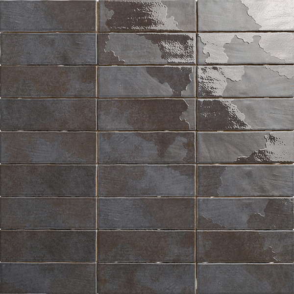 Настенная плитка Mainzu Korfu Black 6.5x20 (200x65)