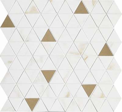 Golden White Sat.Mosaico Tria (400x430)