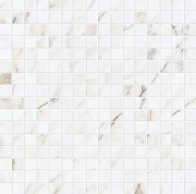 Golden White Satin Mosaico (400x400)