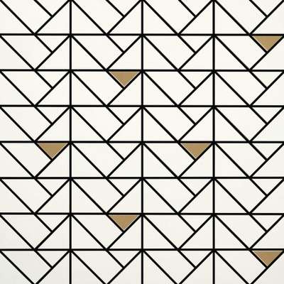 White Mosaico Bronze (400x400)