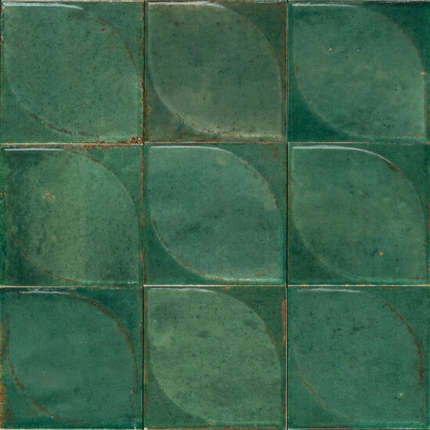 Marazzi Italy Lume Green 3D Dew 10x10