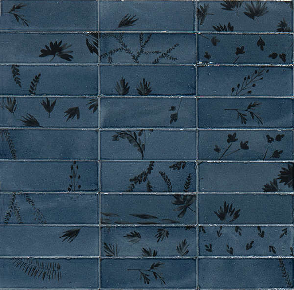 Decoro Leaf Blu (150x50)