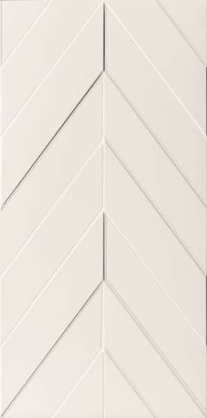 Chevron White Matt Rett (400x800)