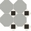 Метлах.Стор Арундель Октагон серый / Квадрат черный / Треугольник белый на сетке 320x320