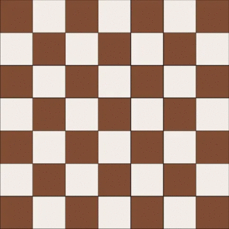 М6102/7103 Настенная плитка Metlah.Store Квадрат красный / Квадрат белый на сетке 330х330 (330x330)