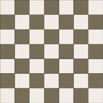 М6702/7104 Настенная плитка Metlah.Store Квадрат зеленый / Квадрат белый на сетке 330х330 (330x330)