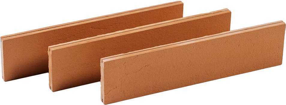 Декор настенный Натуральный Клинкер Фасадная Ригельная Дюна 320x79x14 (320x79)