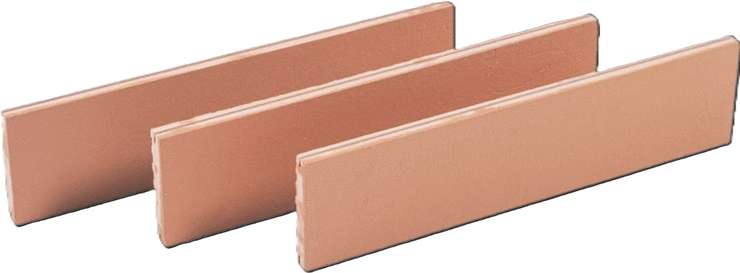 Натуральный Клинкер Фасадная Ригельная плитка Пальмира 7.9x32