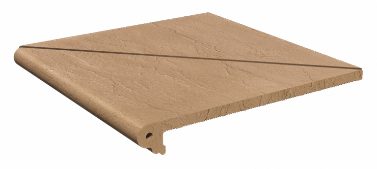 Натуральный Клинкер Natural Угловая (распил из двух половин) Дюна накат 