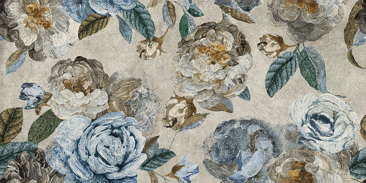 Наксос Alchymie Flowery Grey Nat.Ret.60x120 Naturale Rettificato