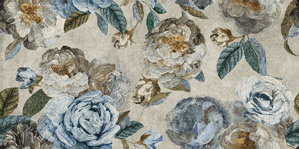 Flowery Grey Nat.Ret.60x120 Naturale Rettificato (1200x600)