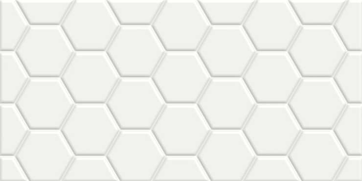 Нью Тренд Edelweiss Hexagon White Relief