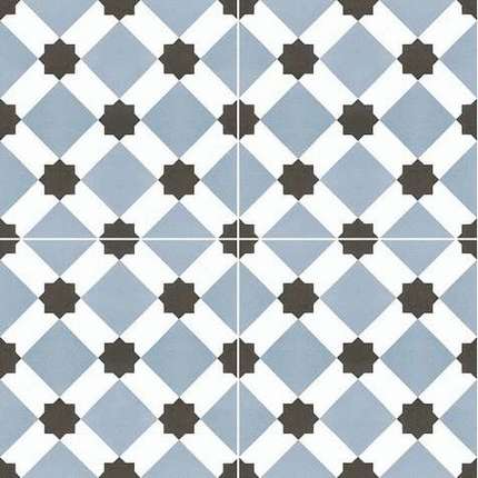 NiceKer Chic Howard Blue 45x45