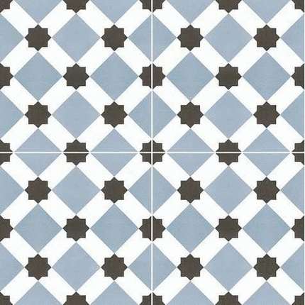 NiceKer Chic Howard Blue Pre-cut Satin 45.2x45.2